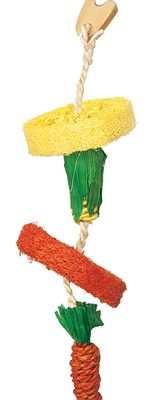 Happy pet natural loofah hangspeelgoed