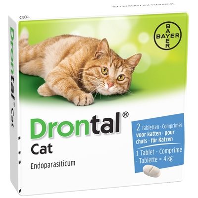 Bayer drontal ontworming kat