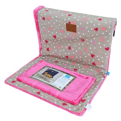 Lief! kattenhangmat girls beige/roze