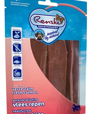 Renske gezonde beloning vlees strip zalm