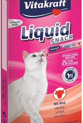 Vitakraft cat liquid snack rund & inuline