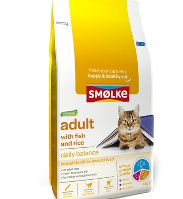 Smolke cat adult fish / rice