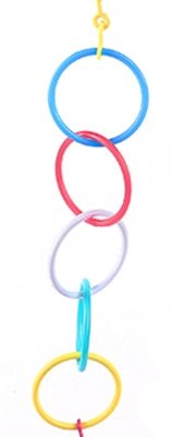 Happy pet gym ringen gekleurd met bel