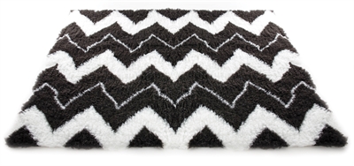 Vetbed rock zwart / beige