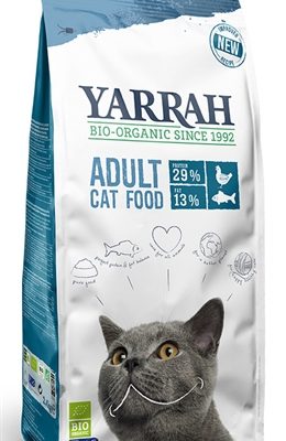 Yarrah cat biologische brokken vis (msc) zonder toegevoegde suikers