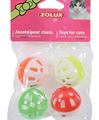 Zolux kattenspeelgoed bal met bel assorti