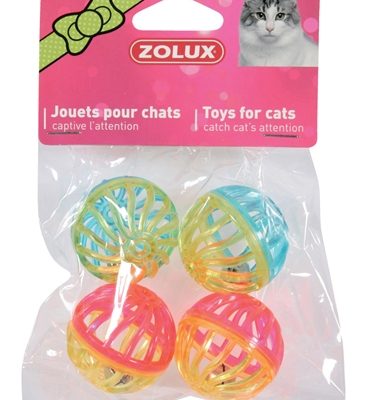 Zolux kattenspeelgoed bal met bel assorti
