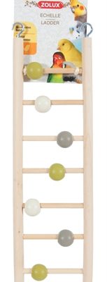Zolux ladder hout 7 treden met kralen