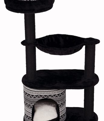 Trixie krabpaal giada zwart/wit