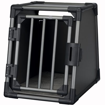 Trixie vervoersbox aluminium grafiet