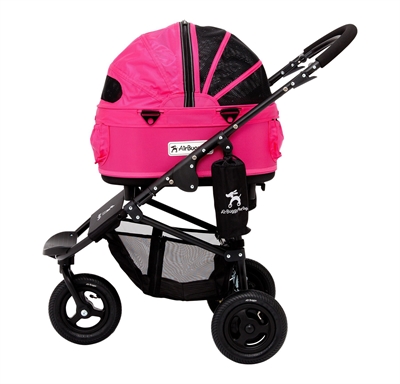 Airbuggy hondenbuggy dome2 sm met rem rose roze
