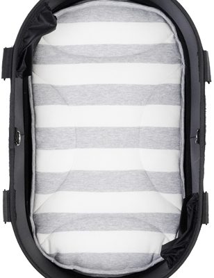 Airbuggy mat voor dome2 sm streep grijs / wit