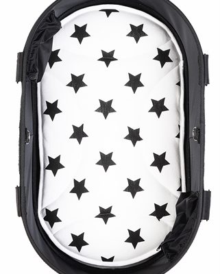 Airbuggy mat voor dome2 sm ster zwart / wit