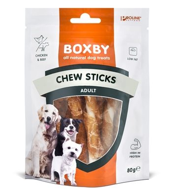 Proline dog boxby chew sticks with chicken