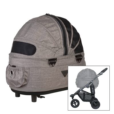 Airbuggy hondenbuggy dome2 sm met rem earth bruin
