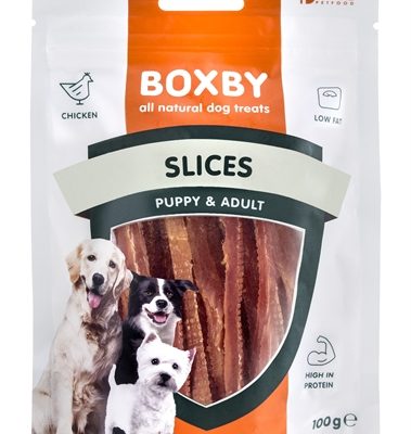 Proline dog boxby slices