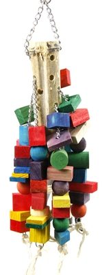 Happy pet vogelspeelgoed supersize hout