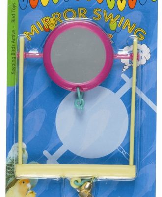 Happy pet fun at the fair mirror swing