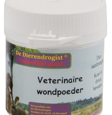 Dierendrogist veterinaire wondpoeder hond/kat