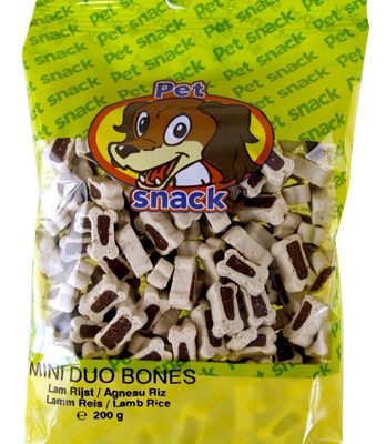 Petsnack botjes duo lam/rijst