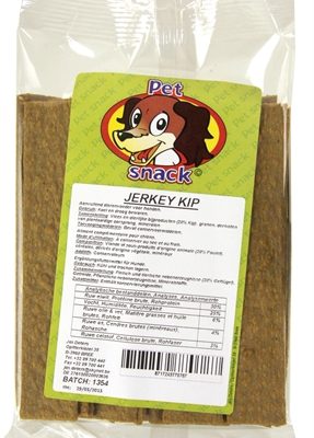 Petsnack kip jerkey’s