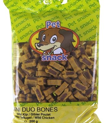 Petsnack botjes duo wild/kip