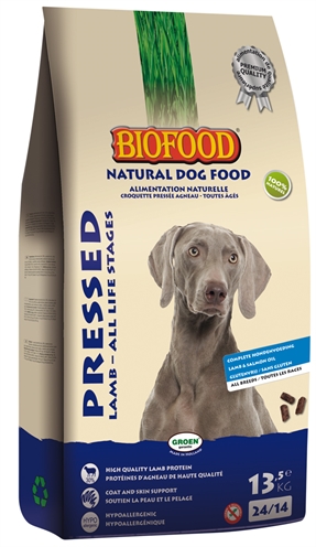 Biofood geperst lam / rijst premium