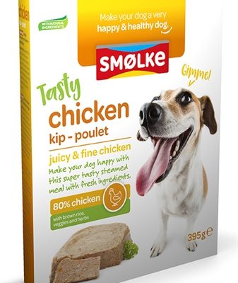 Smolke vers gestoomd kip