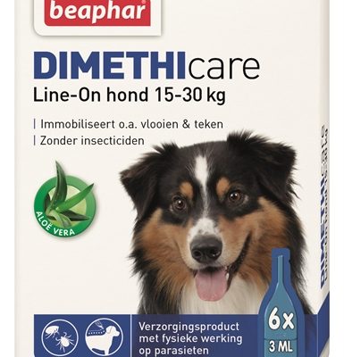 Beaphar dimethicare line-on hond tegen vlooien en teken