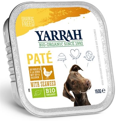 Yarrah dog alu pate kip / zeewier graanvrij