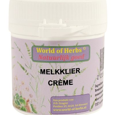 World of herbs fytotherapie melkklier creme