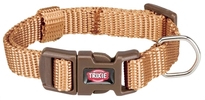 Trixie halsband hond premium karamel