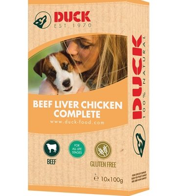 Duck rund/lever/kip compleet