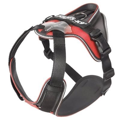 Julius k9 idc hondentuig longwalk rood / grijs
