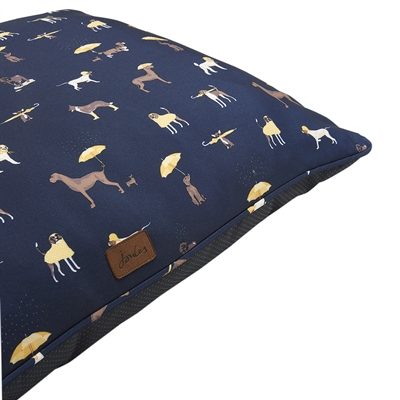 Joules hondenmand matras dog print