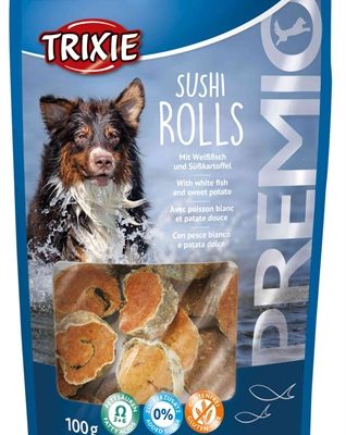 Trixie premio sushi rolls
