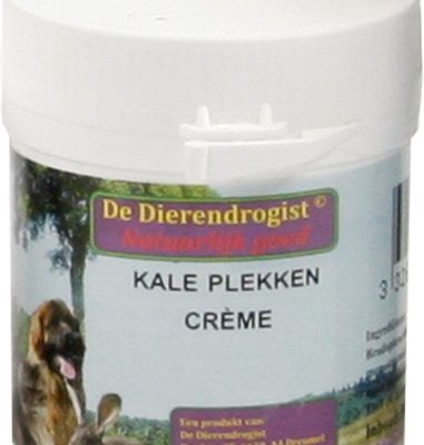 Dierendrogist kale plekken creme