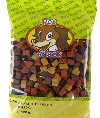 Petsnack mini hartjes mix
