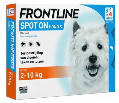 Frontline hond spot on small