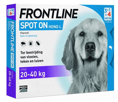 Frontline hond spot on large