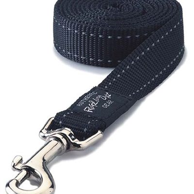 Rogz for dogs fanbelt long lijn zwart