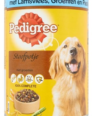 Pedigree blik adult stoofpotje lam / groenten / pasta