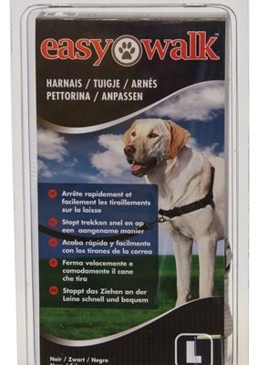 Premier easy walk anti-trek tuig zwart