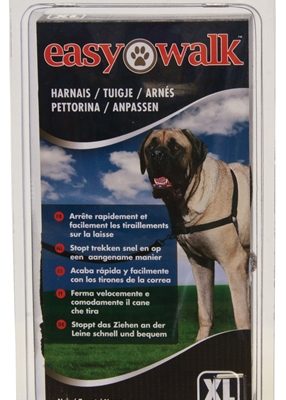 Premier easy walk anti-trek tuig zwart