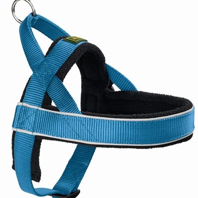 Hunter harnas norweger racing nylon petrol blauw/zwart