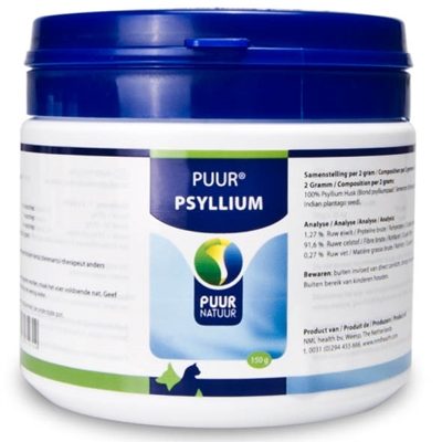 Puur natuur psyllium hond en kat