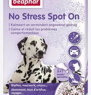 No stress spot on kalmeert en stimuleert goed gedrag hond